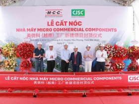 Sigma Tham Dự Lễ Cất Nóc Dự Án Nhà Máy MCC Việt Nam